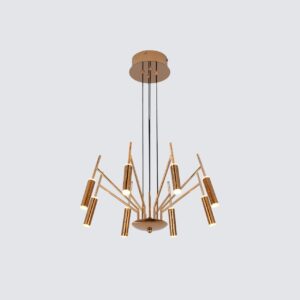 Modern Gold LED Chandelier | Designer Ceiling Pendant Light