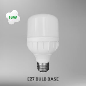 16W LED Bulb with E27 Base, Energy Saving, Bright White Light