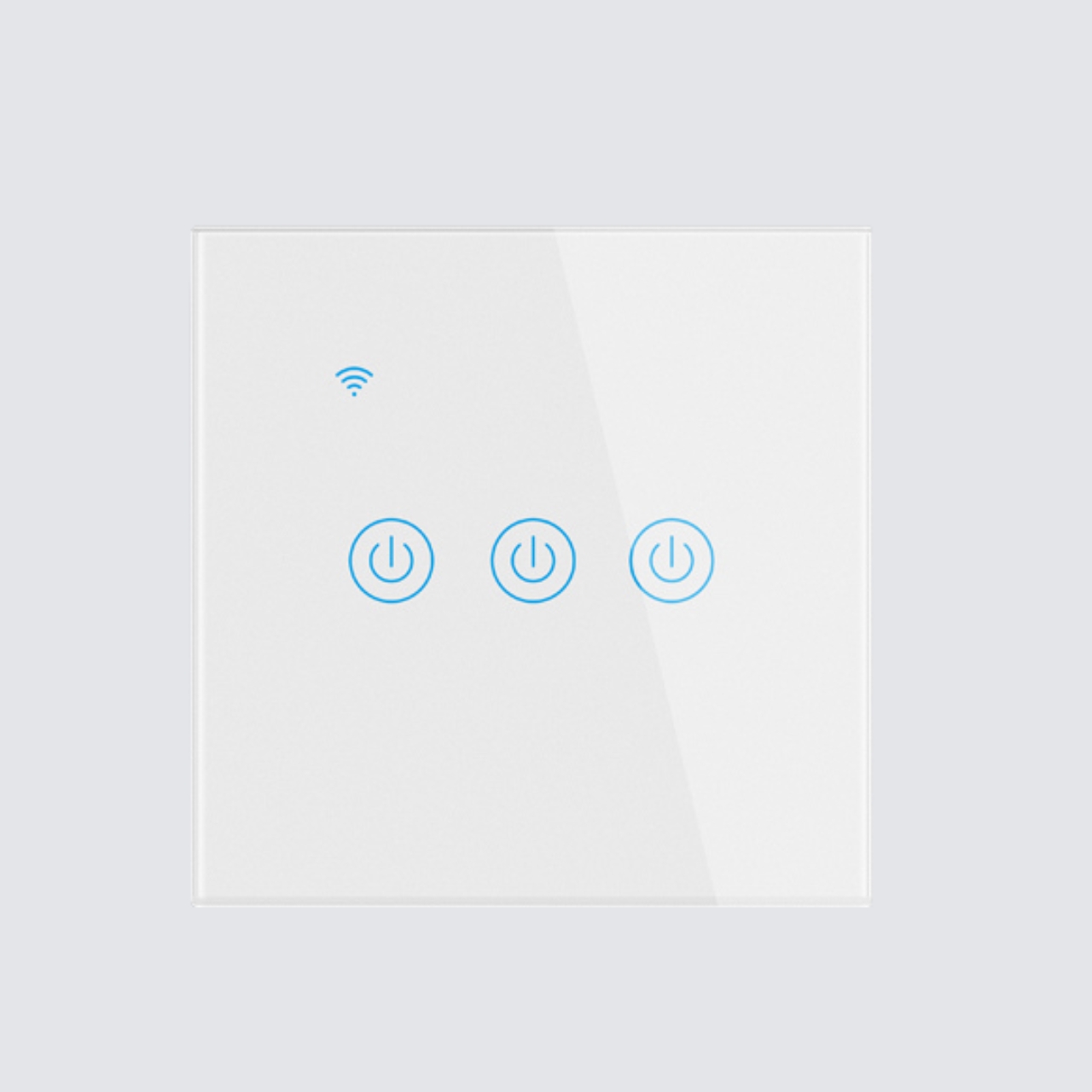 Smart 3 Gang Touch Wall Switch with Mobile App Control