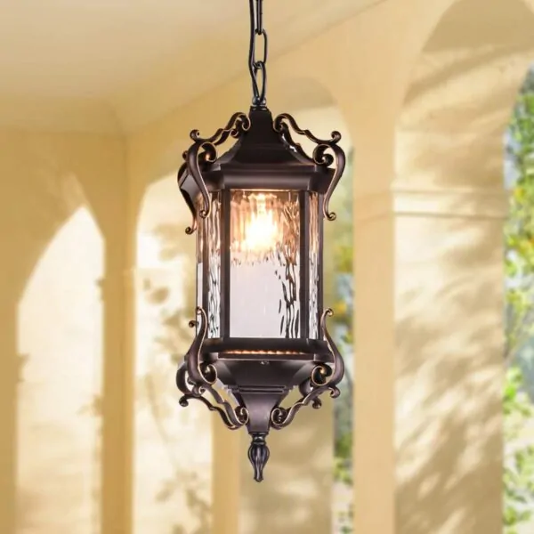 outdoor waterproof Ip65 hanging light E27 bulb
