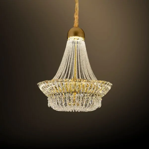 gold crystal chandelier light e14 bulbs